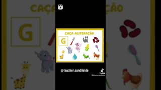 Caça aliteração, arquivo disponível no meu perfil @Teacher.sandileide #pedagogas