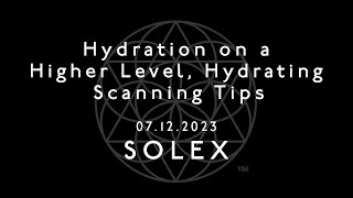 Hydration on a Higher Level, Hydrating Scanning Tips