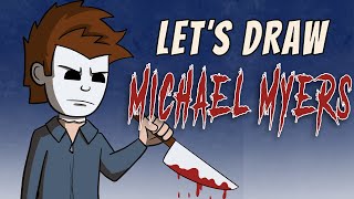 How to Draw Michael Myers from Halloween in Procreate.