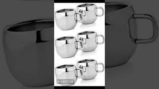 Set of 6 Stainless Steel Cup Set at Lowest Price