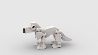 MOC Lego Borzoi speed build in 4K