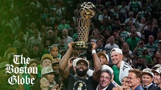 Boston Celtics WIN NBA FINALS: Postgame reaction from Jaylen Brown, Jayson Tatum, and more #NBA