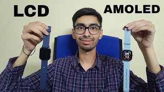 SmartWatch AMOLED VS LCD DISPLAY - Which is Best ? User experience Review