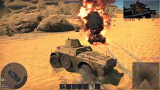 War Thunder tanks clash