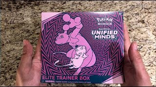 Unified Minds Elite Trainer Box Opening