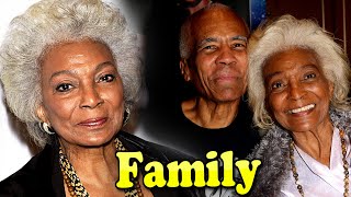 Nichelle Nichols Family With Son and Husband Foster Johnson 2022