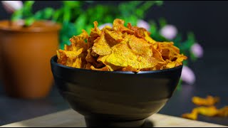 How To Make Crispy Pumpkin Chips | Kaddu Ke Chips #shorts