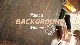 Paint a background with me ✨🤎  for Calligraphy |acrylics paints| Amna's art galore.