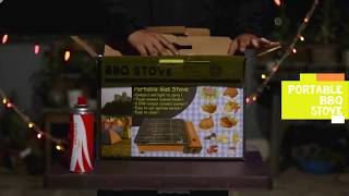 Portable BBQ Stove For Home, Camping and Caravaning