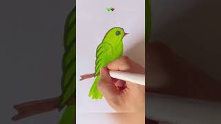 Satisfying art 💚 #short #viralshort #drawingforkids #youtubeshorts