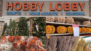 All New @ HOBBY LOBBY Shop with me ~ New FALL & CHRISTMAS 2021 finds #shopwithme #hobbylobby