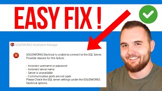 How to Fix SolidWorks Electrical is Unable to Connect to the SQL Server Error (QUICK GUIDE)