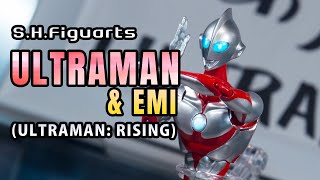 S.H.Figuarts ULTRAMAN & EMI (ULTRAMAN: RISING) / ウルトラマン＆エミ display