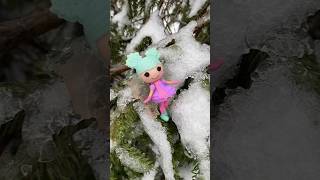 В лесу была замечена Зимняя Фея 🤫❄️ #lalaloopsy #winter #christmas