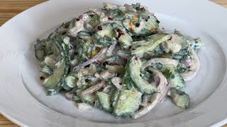 Yummy Cucumber Salad Recipe