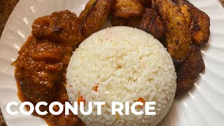 How To Make Coconut Rice ||  #StayHome || #WithMe