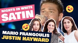 AMAZING!! FIRST REACTION to MARIO FRANGOULIS | NIGHTS IN WHITE SATIN with JUSTIN HAYWARD (eng subs!)