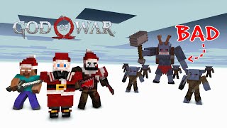 GOD OF WAR STICK WAR CHRISTMAS - MINECRAFT