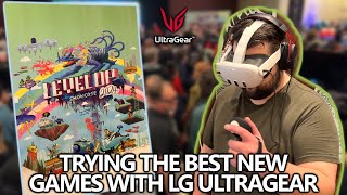 Trying the Best Student Games with LG UltraGear at Level Up Showcase 2024