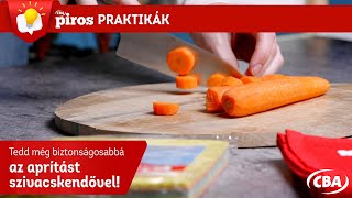 🔴 PIROS Praktikák: Csúszásgátló vágódeszkához 🔪