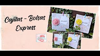 CAJA BOLSITA EXPRES - IDEA  PARA REGALAR - RETO CERECITAS ARTE Y SCRAP - #scrapbooking