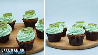 Kiwi Cupcake A1215