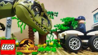 LEGO Giganotosaurus & Therizinosaurus Attack in the Byosin Valley | Mark7 Studios