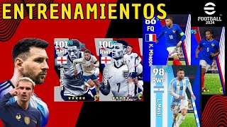 LOS MEJORES ENTRENAMIENTOS || EFOOTBALL 2024 ||