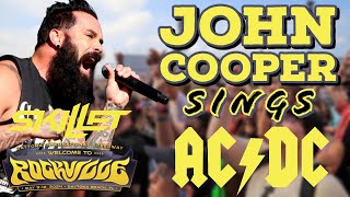 John Cooper (Skillet) Singing Back in Black by AC/DC at Welcome To Rockville 2024