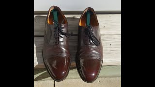 ASMR Shoe Shine Mezlan Florence Brown