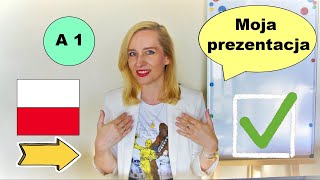 LEARN POLISH (A1): MOJA PREZENTACJA/ MY INTRODUCTION (LEVEL A1)/ ENGLISH SUBTITLES