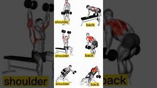 BACK AND SHOULDERS#shorts #howtoexercises