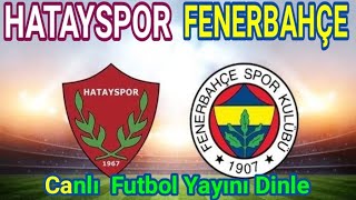 HATAYSPOR 0-2 FENERBAHÇE / SAKARYASPOR 0-0 MANİSASPOR / TRENDYOL SÜPERLİGİ CANLI MAÇ YAYINI DİNLE