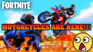 🔥Motorcycles 🏍 In  Fortnite??? (🚨NEW UPDATE!!!)