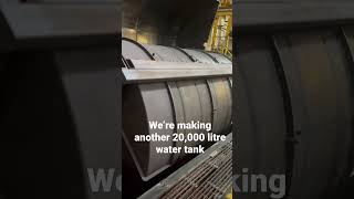 Making a 20000 litre water tank