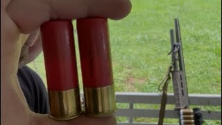 12Ga slug test‼️ Semi auto vs pump⁉️  #semiauto #pumpaction #12ga