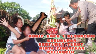 Berturut-turut Kesurupan Massal Murid SMPN 1 Busungbiu. Minta Dibuatkan Pelinggih.