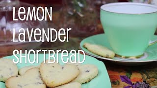 Sugar Free Gluten Free Lemon Lavender Shortbread