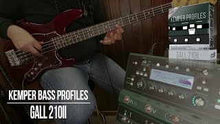 Kemper Bass Profiles | Gall 210II | Playthrough Demo (Gallien Krueger MB210II)