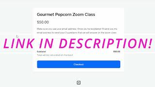 GOURMET POPCORN ZOOM CLASS SIGN-UP