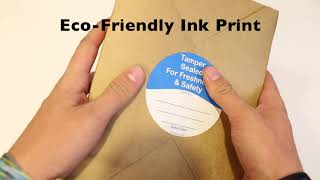 Food Delivery Tamper Seal Safety Labels | How to Stay Safe From COVID-19