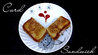 Yummy breakfast by little kids |Curd sandwich | Kids/ toddlers make breakfast | lockdown learning