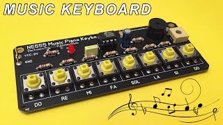 Music Keyboard with NE555 PCB Tutorial