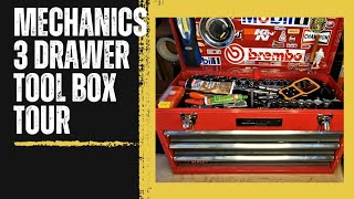 Mobile mechanics 3 drawer tool box for the handyman. Knipex, craftsman, halfords tools and more.