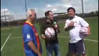 EL Clasico in Miami - Stoichkov and Samorano