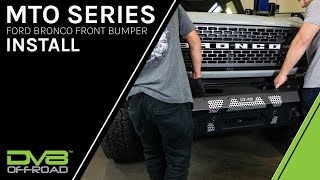 2021 Ford Bronco | MTO Series Front Bumper Install