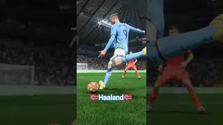 Erling Haaland scores fantastic goal on FIFA23 #fifa #football #fifafootball #fifa23