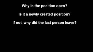 1000 Resumes, One Job - Video 19: What Questions Do You Have For Me?