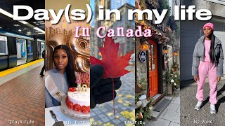 VLOGMAS DAY 5| Canada Trip| touring , turning 18, taking the train + more