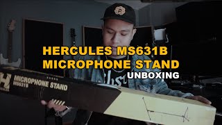 Unboxing: Hercules MS631B | Mic stand